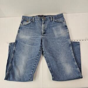 Wrangler George Strait Cowboy Cut® Slim Fit‎ Jean 36x30 blue denim mens 5886